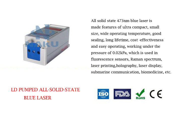 473nm High Stability Blue Laser 1~100mW